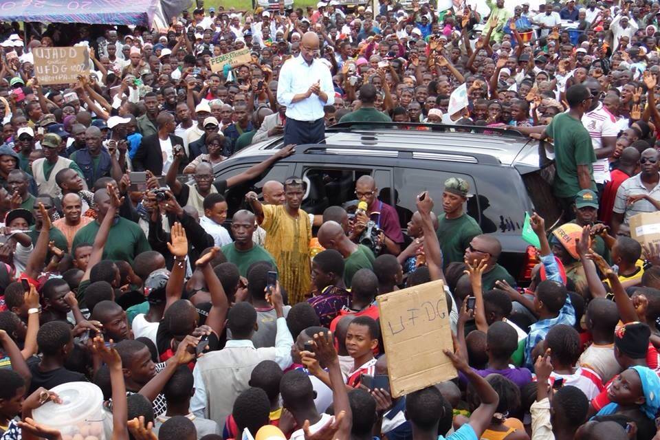 Cellou Dalein Diallo en campagne à Maneya
