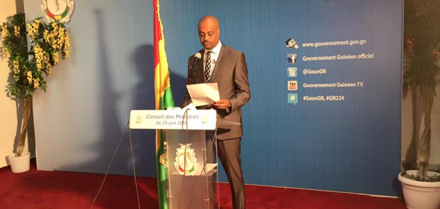 Damantang Albert Camara porte parole du gouvernement de Guinée
