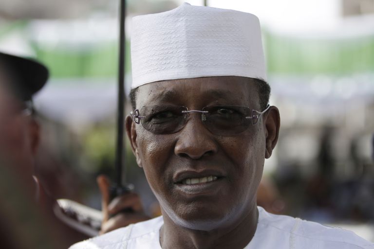Idriss Déby, à Abuja, le 29 mai. CRÉDITS : SUNDAY ALAMBA / AP