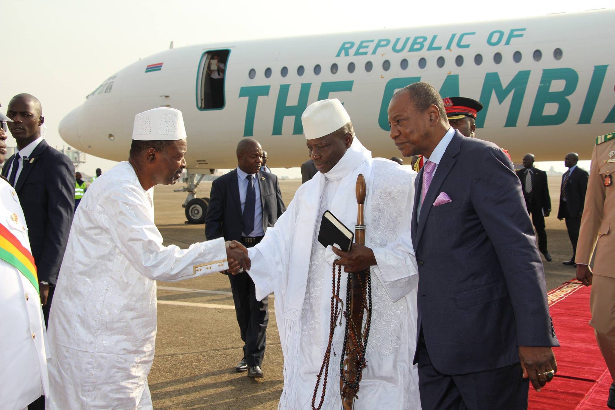 Yahya Jemmey et Alpha Condé