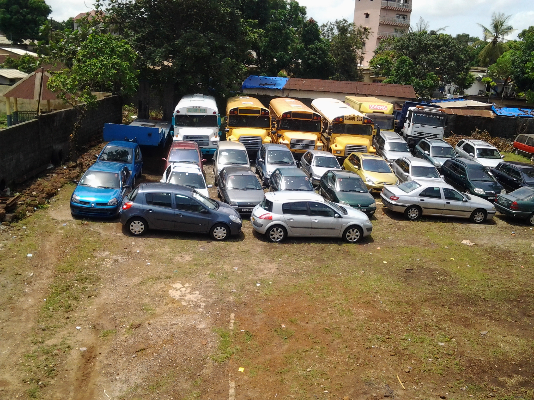 Parc automobile à Conakry