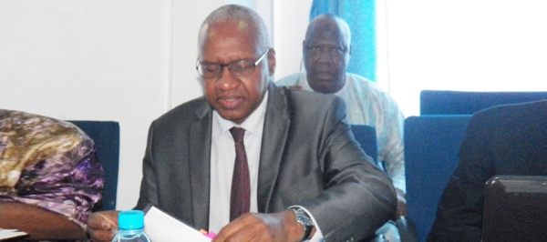 Me Cheick Sako, ministre d’Etat à la Justice, Garde des Sceaux et Président du cadre de dialogue politique inter-guinéen.