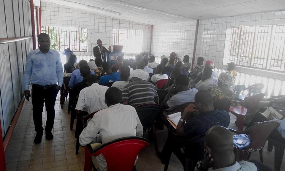 50 jeunes de la NGC, on bénéficier d'une formation en matière de Rédaction d'un rapport et les responsabilités du citoyen.