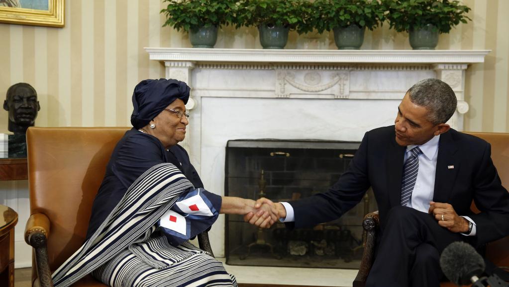 Barack Obama et Ellen Johnson Sirleaf
