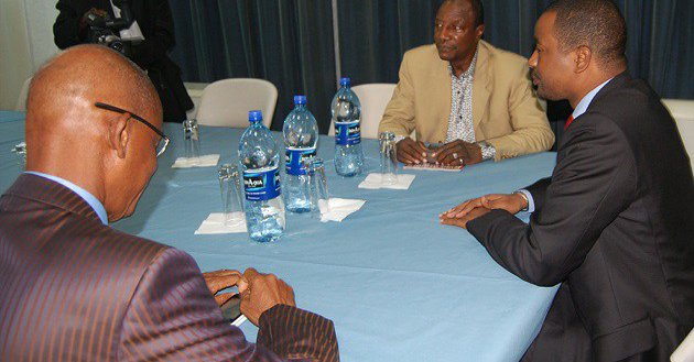 Cellou Dalein Diallo Tibou Camara Alpha Condé