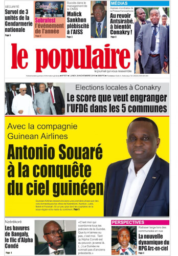 Le Populaire n°537 du lundi 28 novembre 2016 EDITION NATIONALE