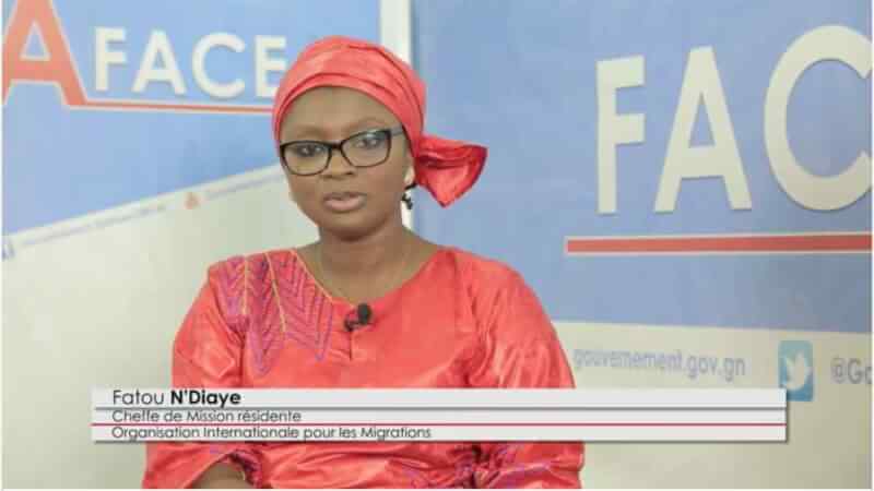 Fatou N'diaye d'OIM Guinée