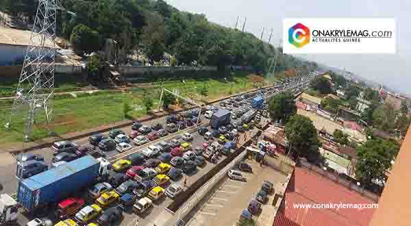 embouteillage à Conakry