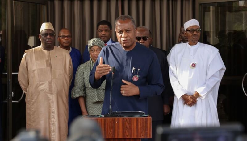 Mediateur de la CEDEAO John Mahama