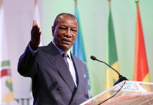 Le président guinéen Alpha Condé