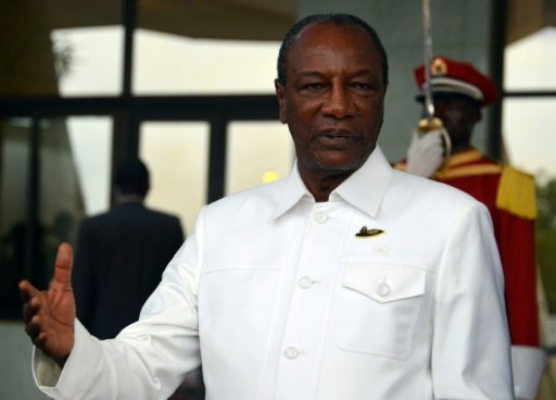 Le président guinéen Alpha Condé, le 17 août 2017 à Ouagadougou | AFP:Archives | Ahmed OUOBA