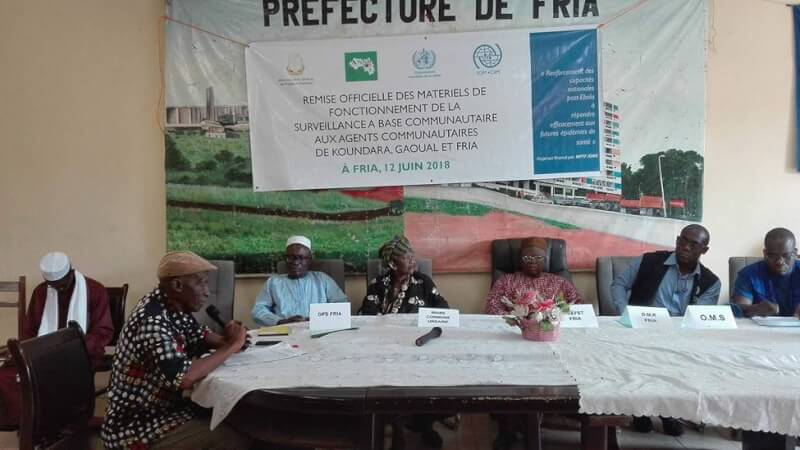OIM équipe les agents communautaires de 3 préfectures pour la surveillance