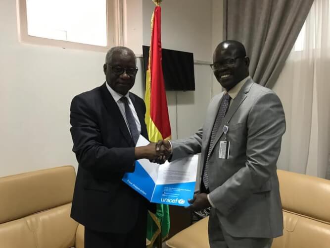 Dr Pierre Ngom, nouveau Représentant de l'UNICEF en Guinée