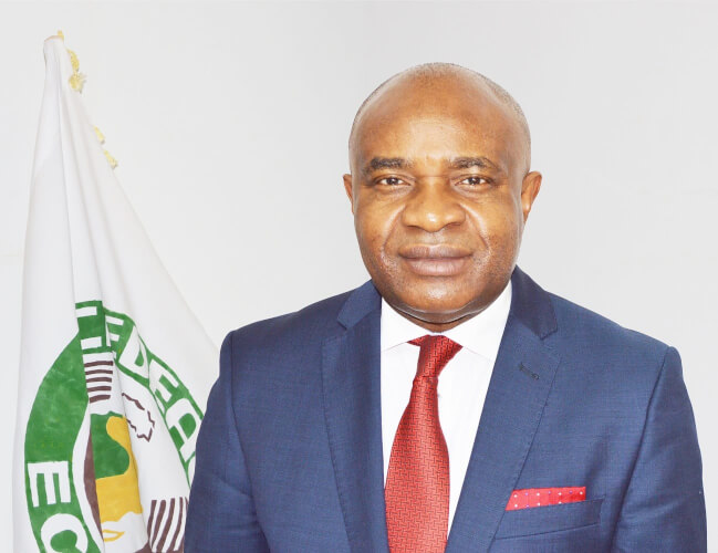 Le Directeur général de l'institution Professeur Stanley Okolo