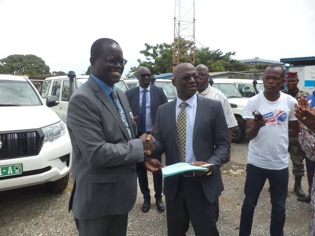 remise officielle de 10 véhicules offerts par l’UNICEF