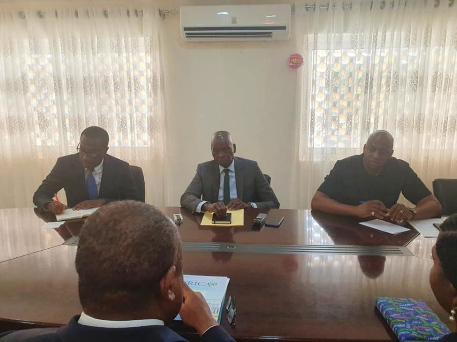 Le Directeur Général du fonds panafricain d'investissement dans les infrastructures reçu par le Ministre de l’Economie et des Finances.