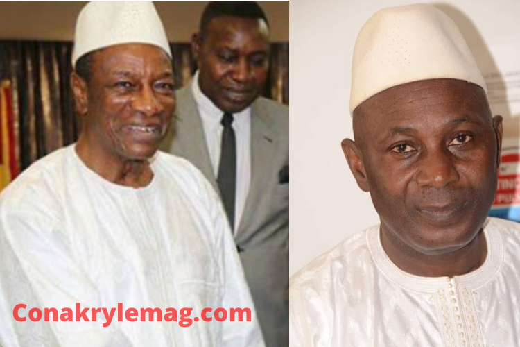 Alpha Condé et Abdourahmane Sanoh FNDC
