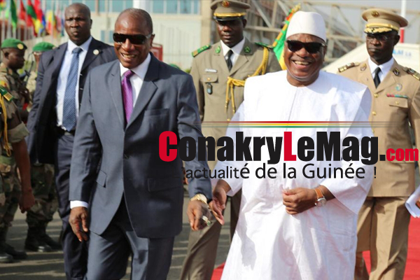 ALpha Condé et le président Ibrahim Boubacar Keïta