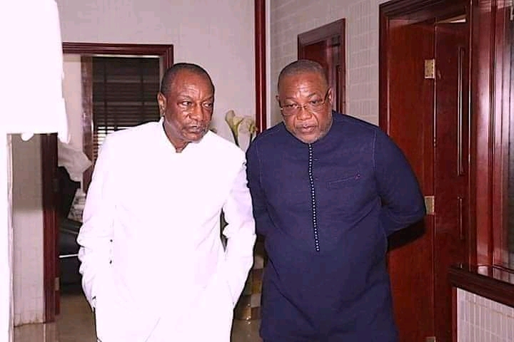 Baidy Aribot et le Président Alpha Condé