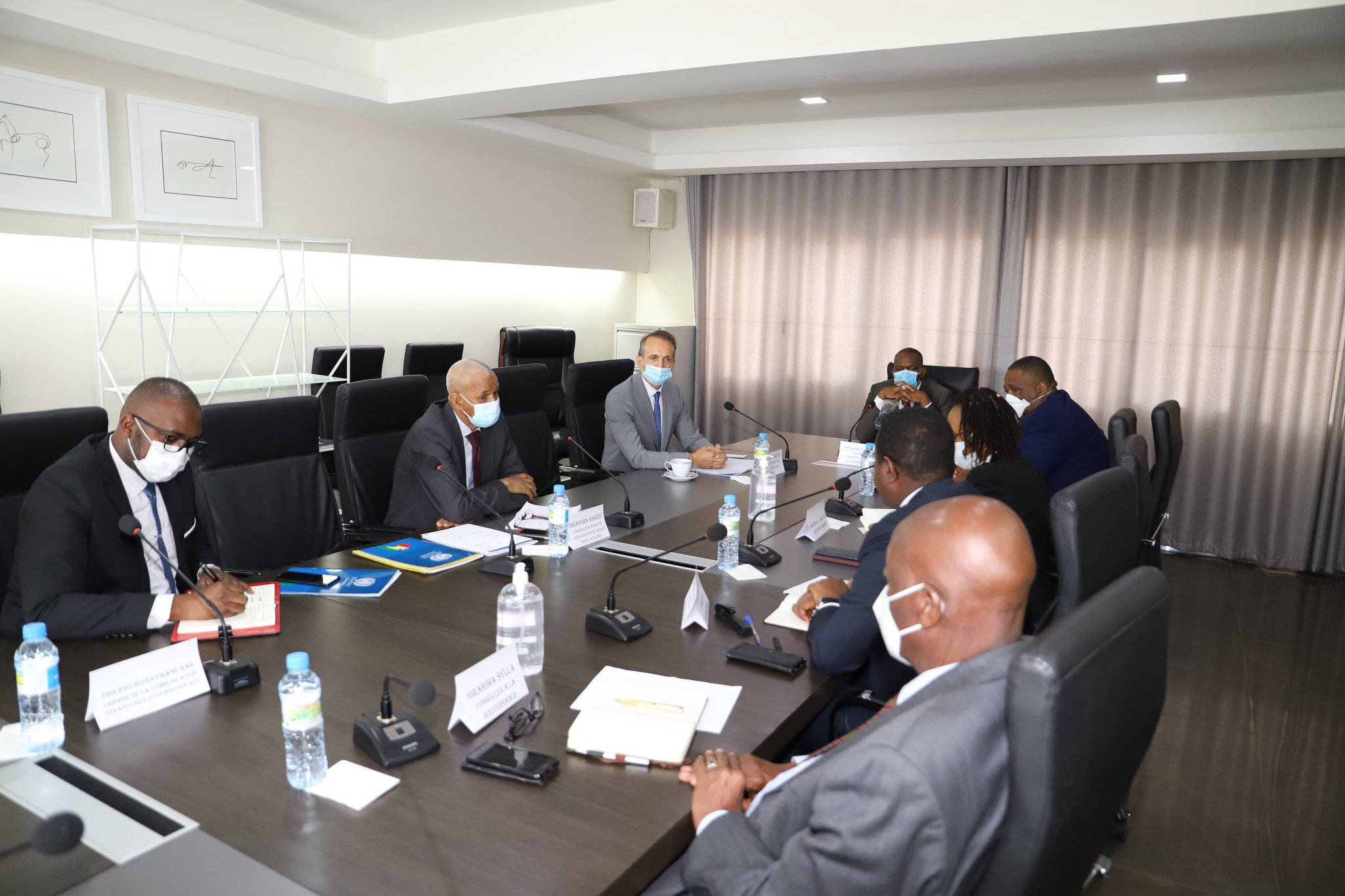 LE COORDINATEUR DU SYSTÈME DES NATIONS UNIES CHEZ LE PREMIER MINISTRE DR IBRAHIMA KASSORY FOFANA