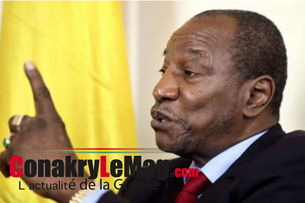 Le Président Alpha Condé menace
