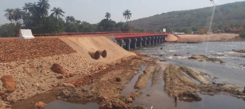 Kindia CBK inauguration du pont sur la rivière de souma long de 65 mètres