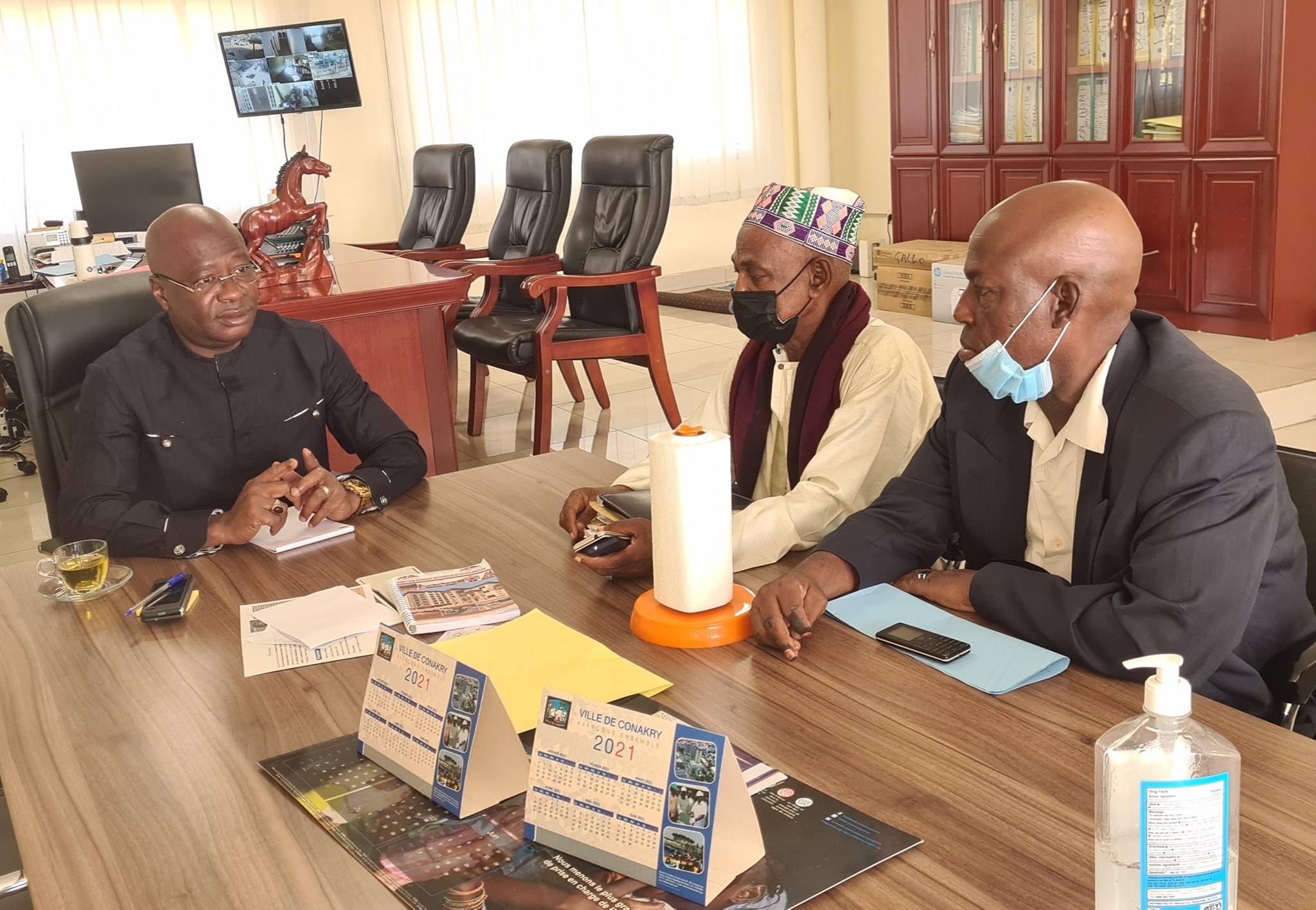 le Maire de commune de Matoto, M. Mamadouba Tos CAMARA