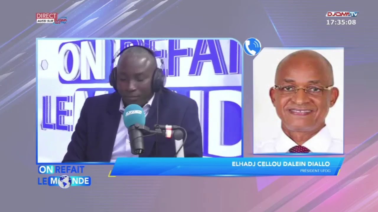 Cellou Dalein à Djoma media