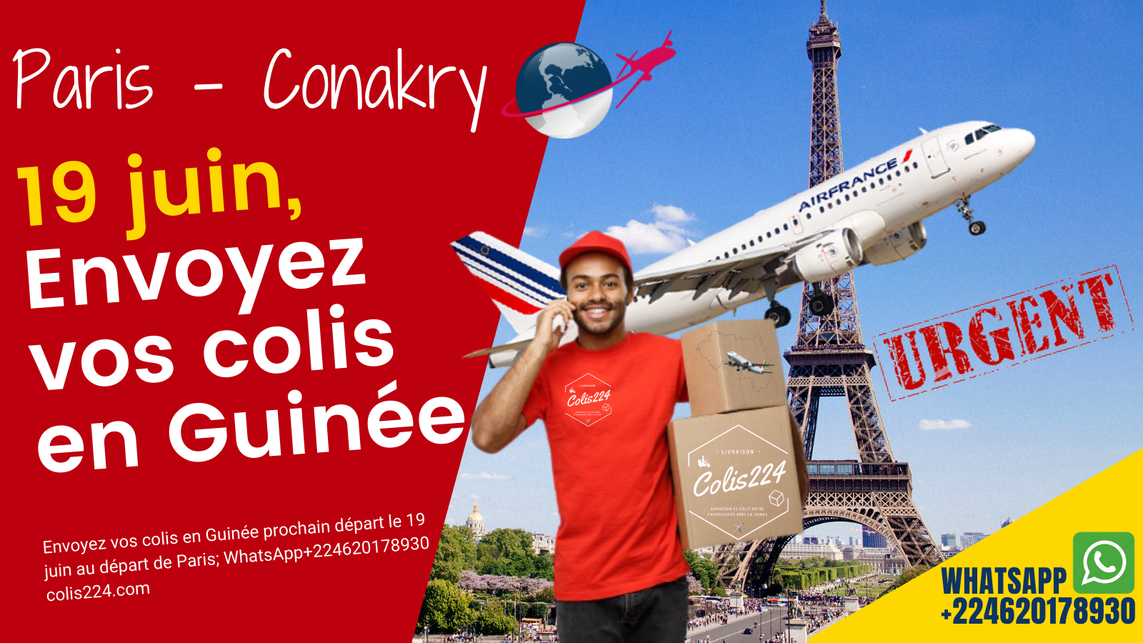 Besoin d'expédier un colis en Guinée !