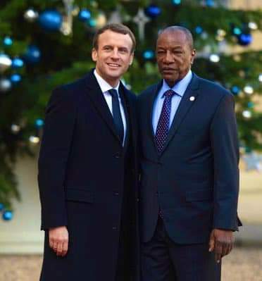 Macron et Alpha Condé