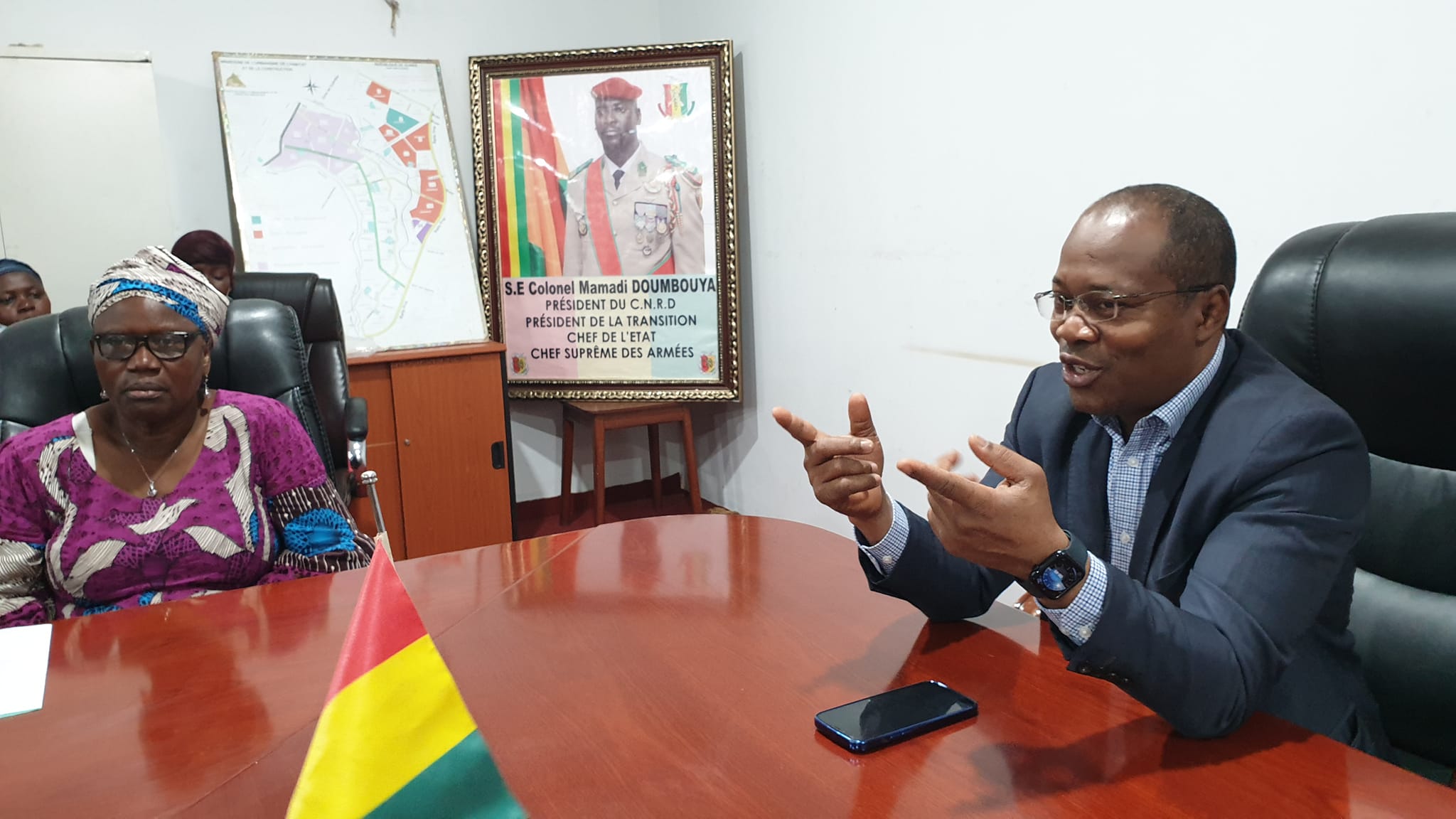 le ministre Ousmane Gaoual Diallo