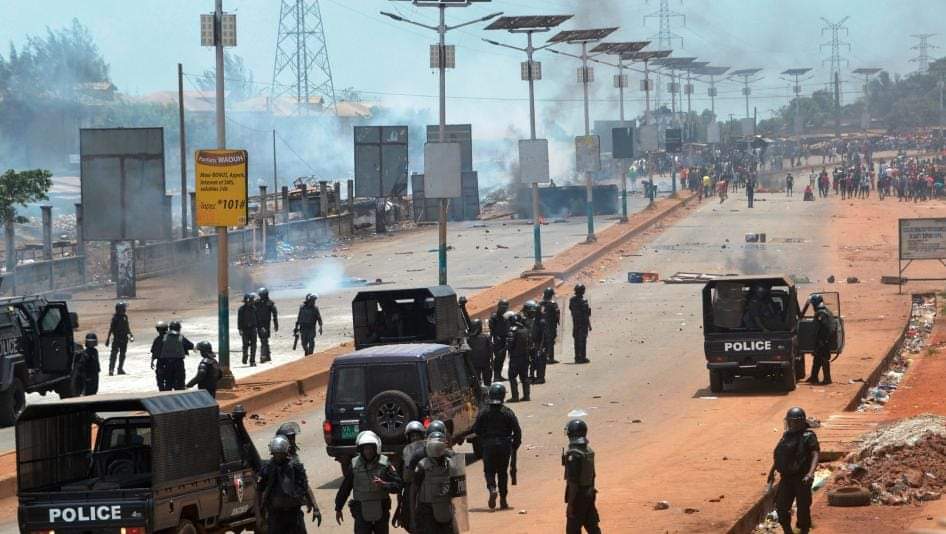 Manifestation en Guinée