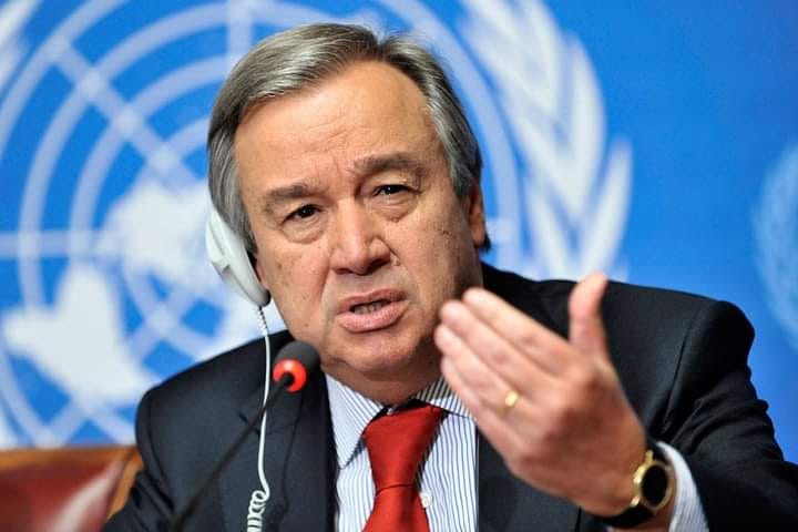 le secrétaire général des Nations unies, António Guterres