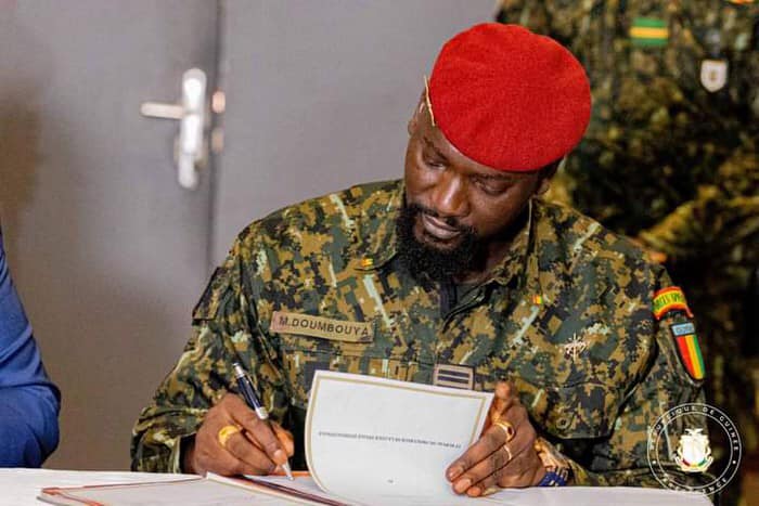 Le colonel Mamadi Doumbou