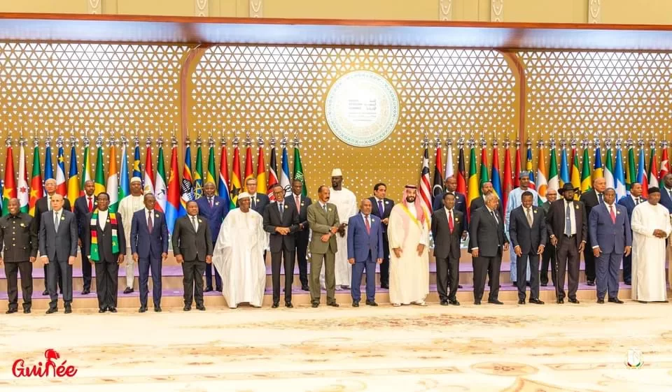 Mamadi Doumbouya au sommet Arabie Saoudite Afrique