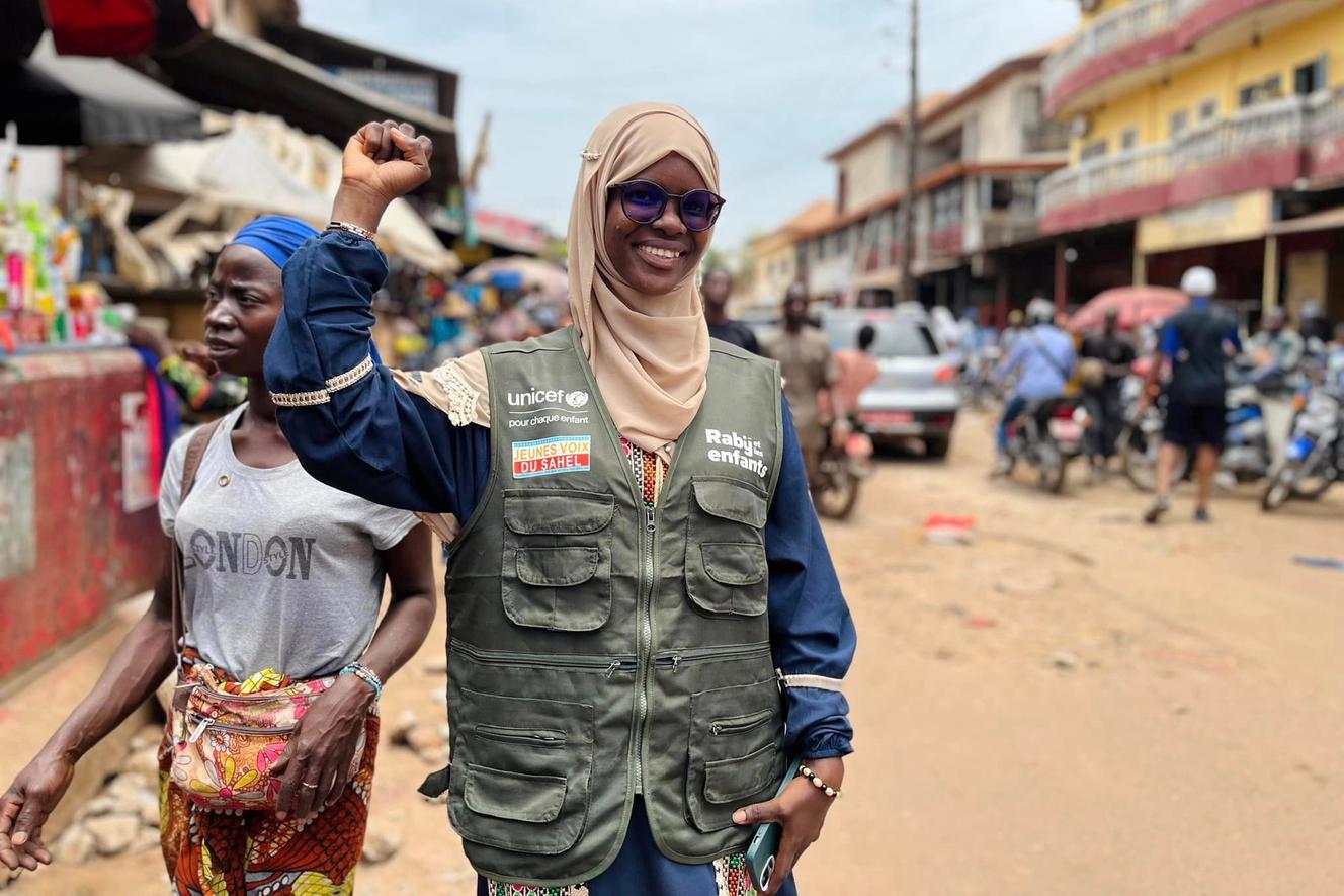 La militante guinéenne Oumou Hawa Diallo. FACEBOOK